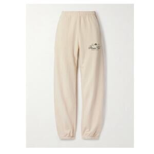 Sporty & Rich Fitness World Cream Track Pants - Large (new)